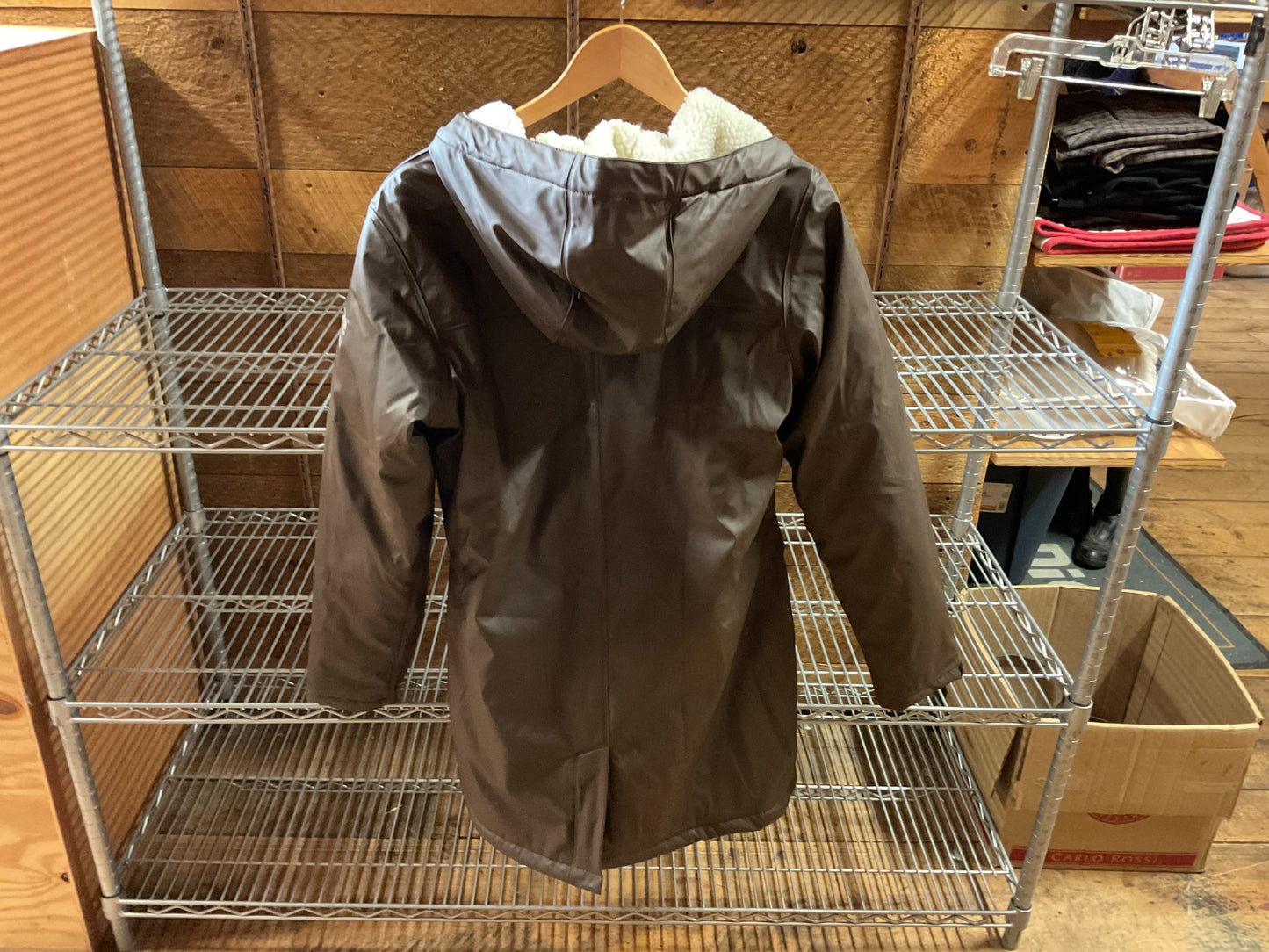 Horze Waterproof Winter Jacket- Brown