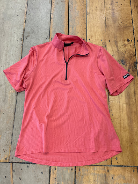 Kerrits Ice Fill Short Sleeve-Coral-Large