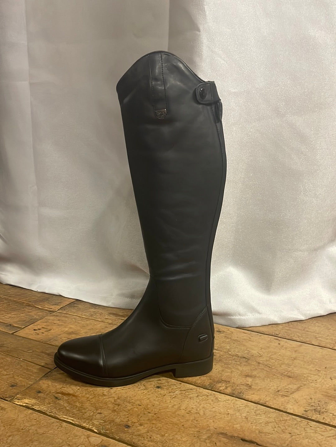 Bottes hautes de dressage Horze Rover-Noir-9.5 Regular (41)