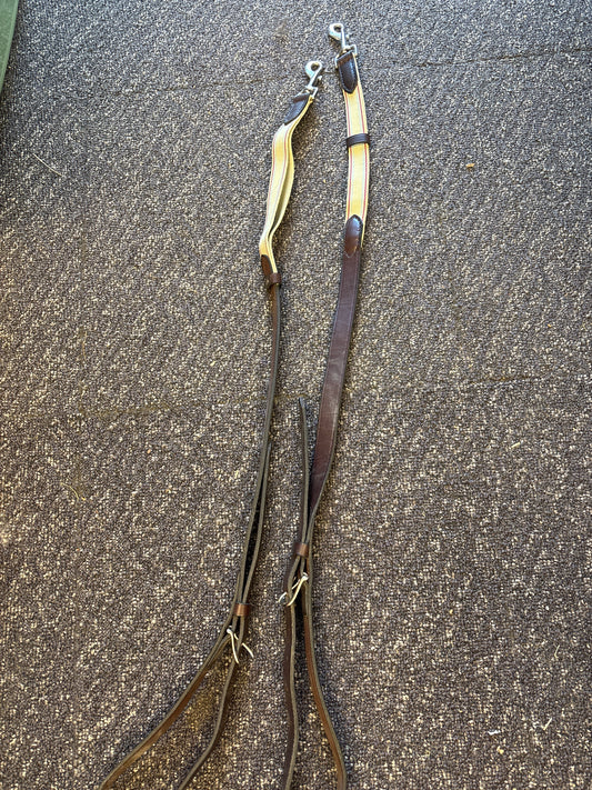 Leather/Elastic Side Reins-Full