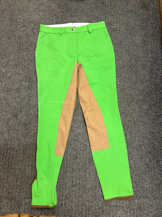 Annie’s Full Seat Breeches-Lime-30