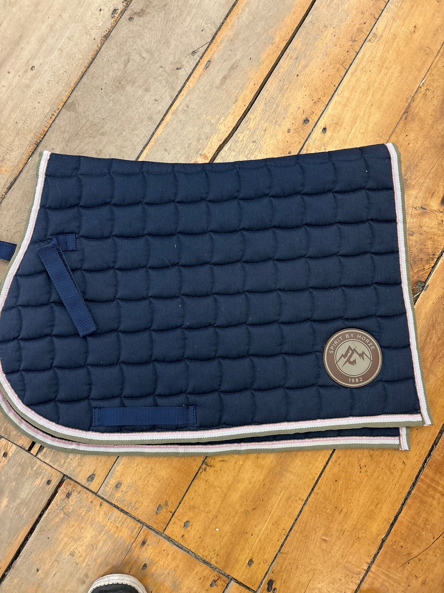 Horze Saddle Pad-Navy-Pony