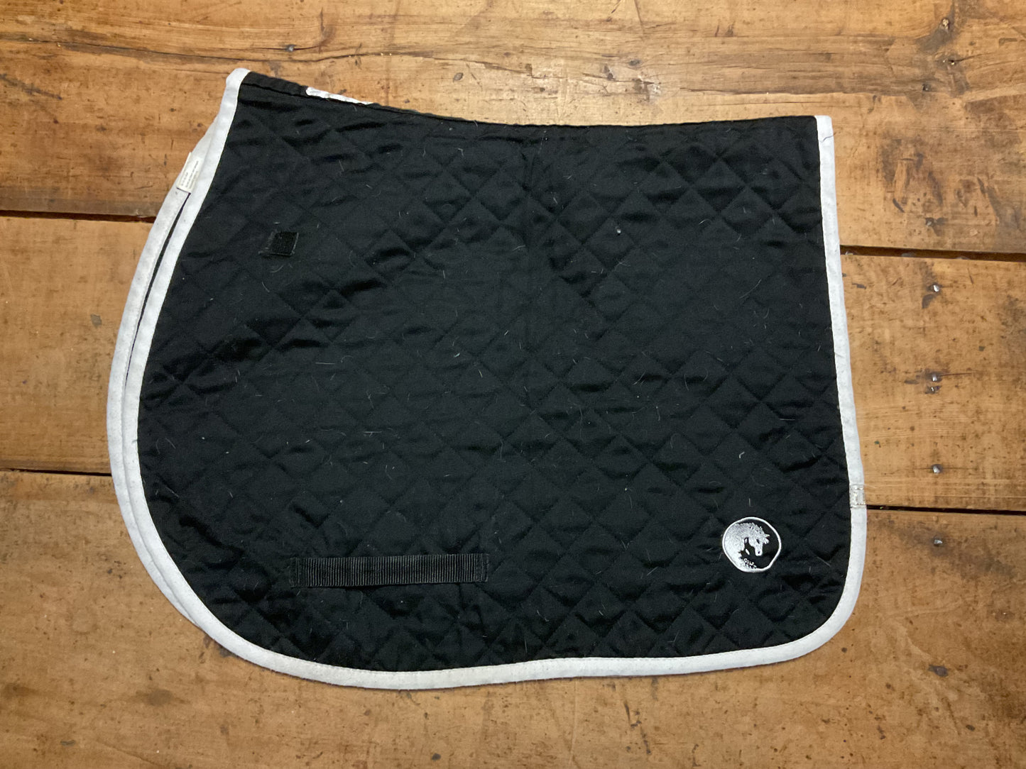 Baby Pad- Black/White w/ Horse