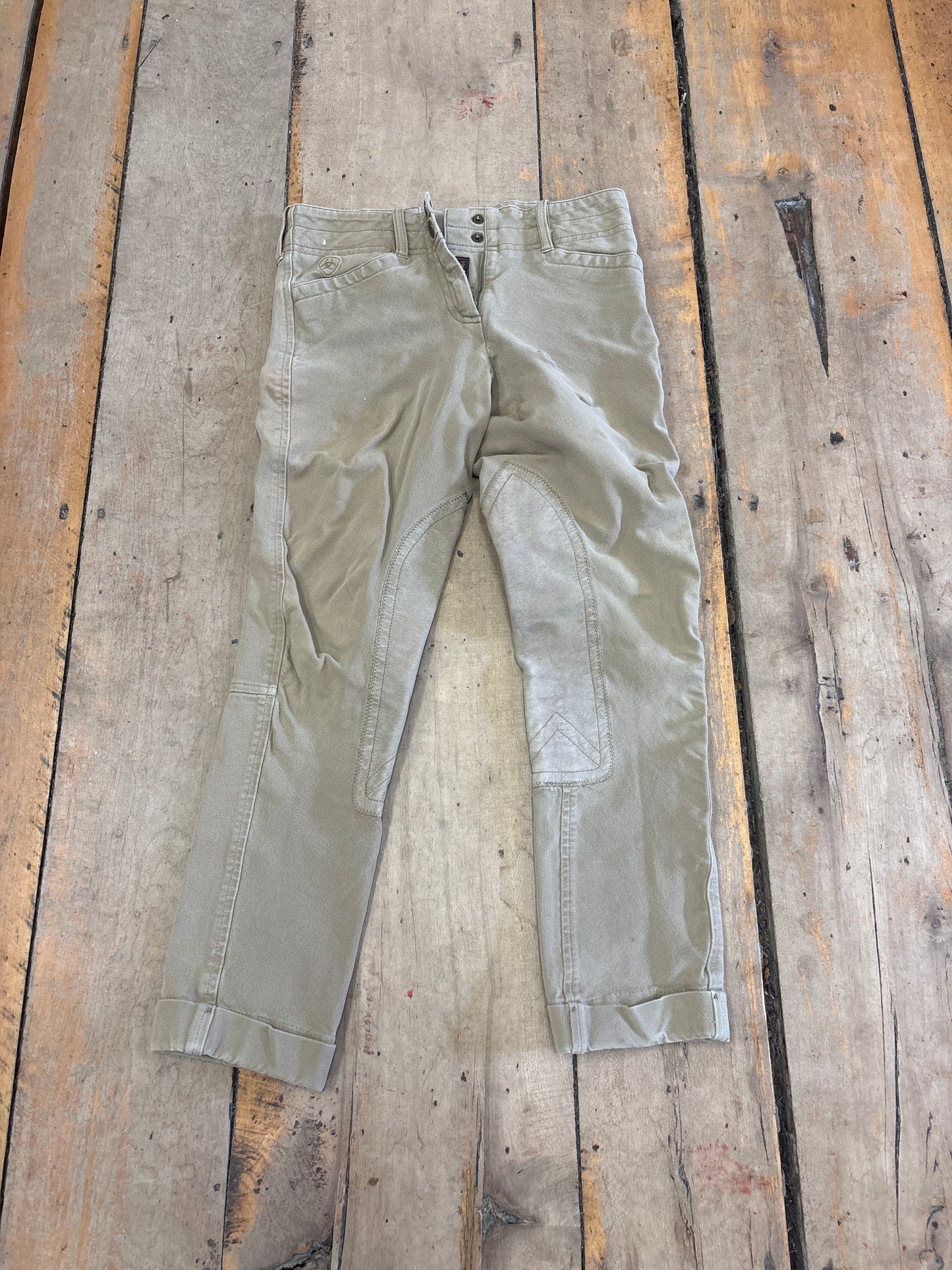 Ariat Kids Breeches-Tan-8