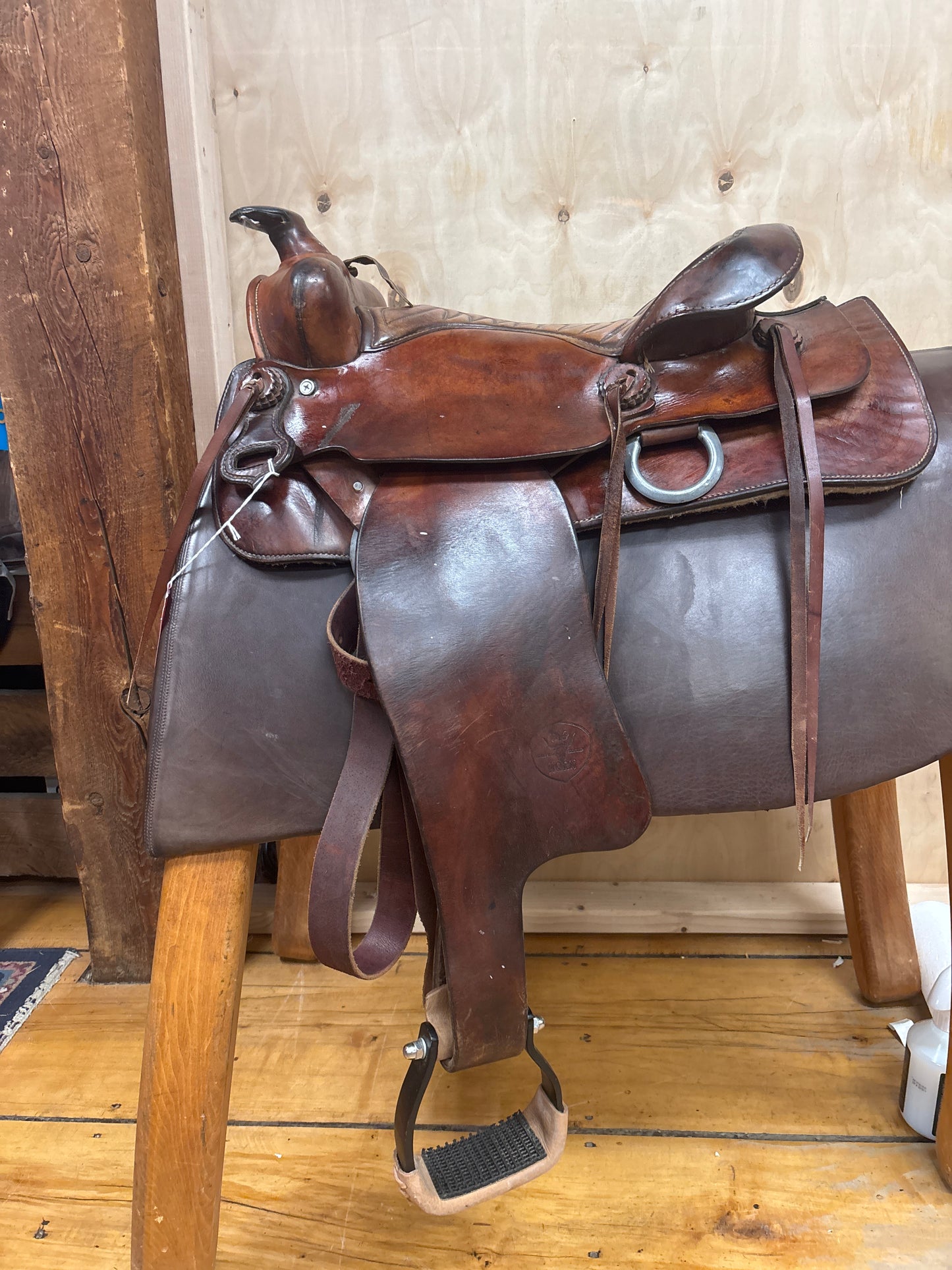 Big Horn Western Saddle-Brown-15”-Full QH Bars