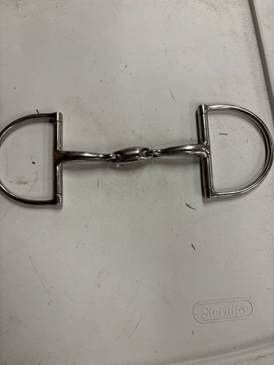 Dee Ring Snaffle with Lozenge-5.5”