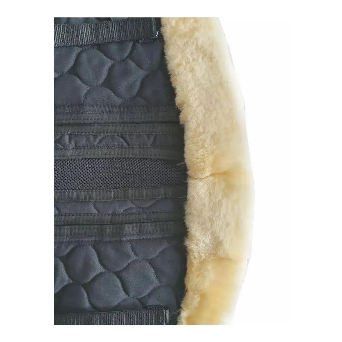 HKM Half Pad-Black with Sheepskin-Full