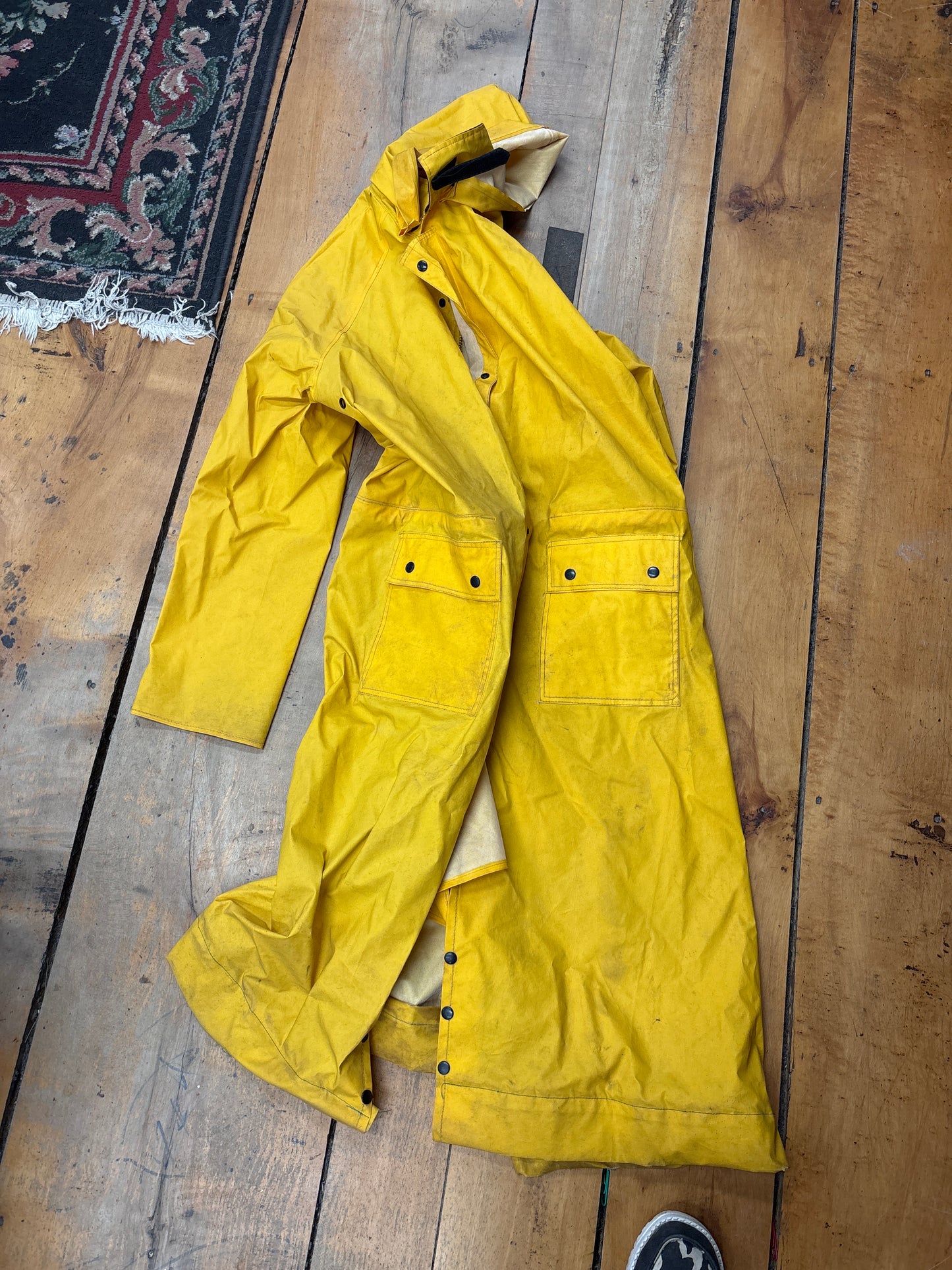 Storm Buster Rain Coat-Yellow-Small