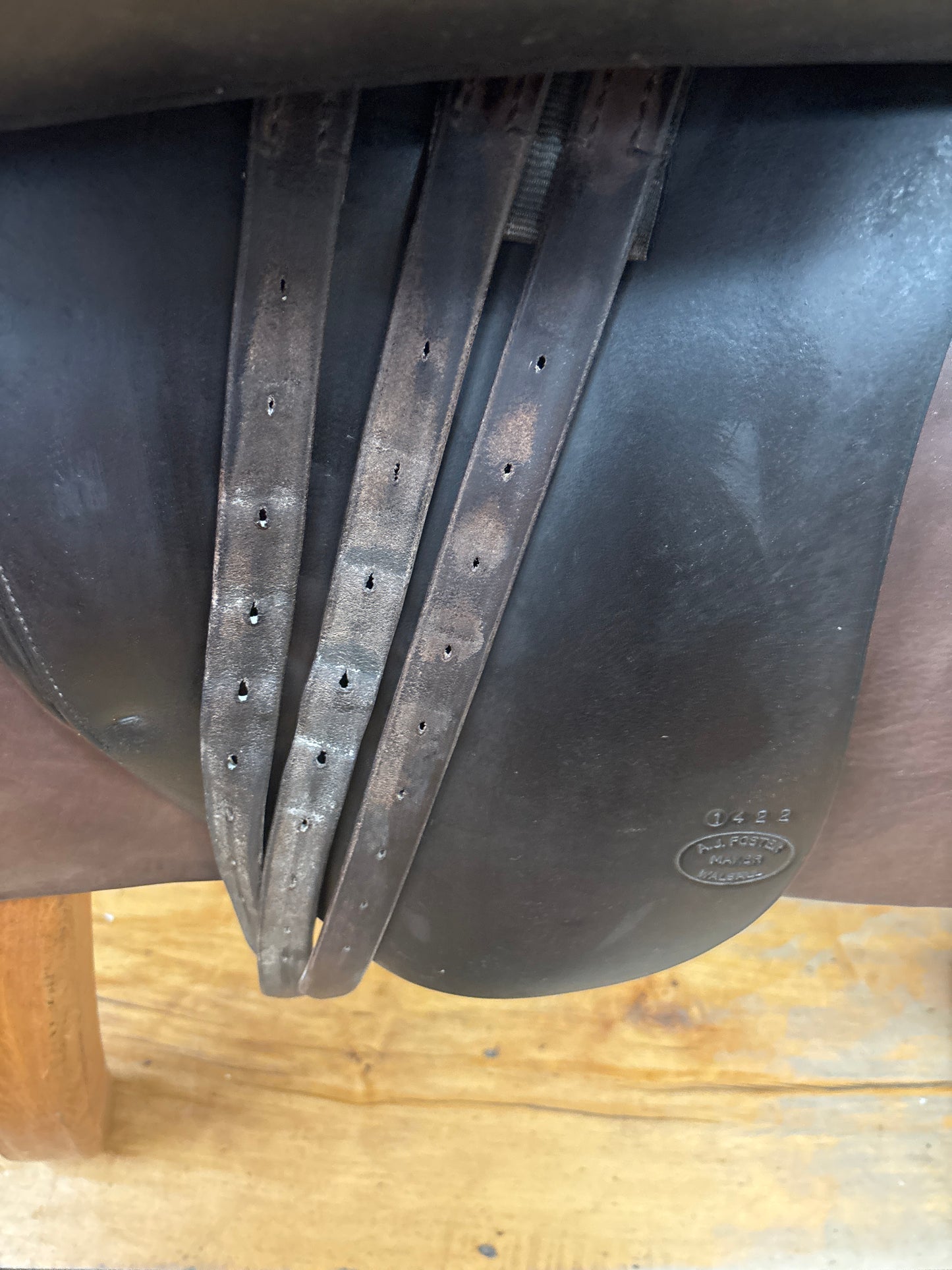 AJ Foster Dressage Saddle-Brown-17.5”-Medium