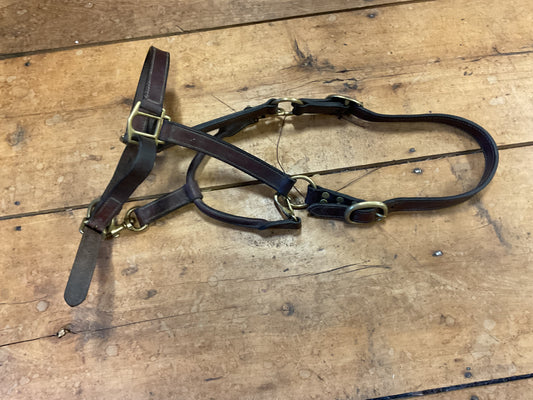 Leather Halter- Brown