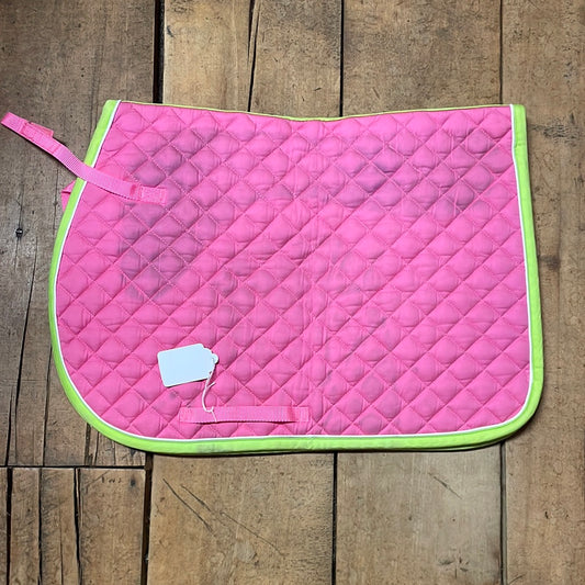 Dover Saddlery Pad-All Purpose-Pink/Green