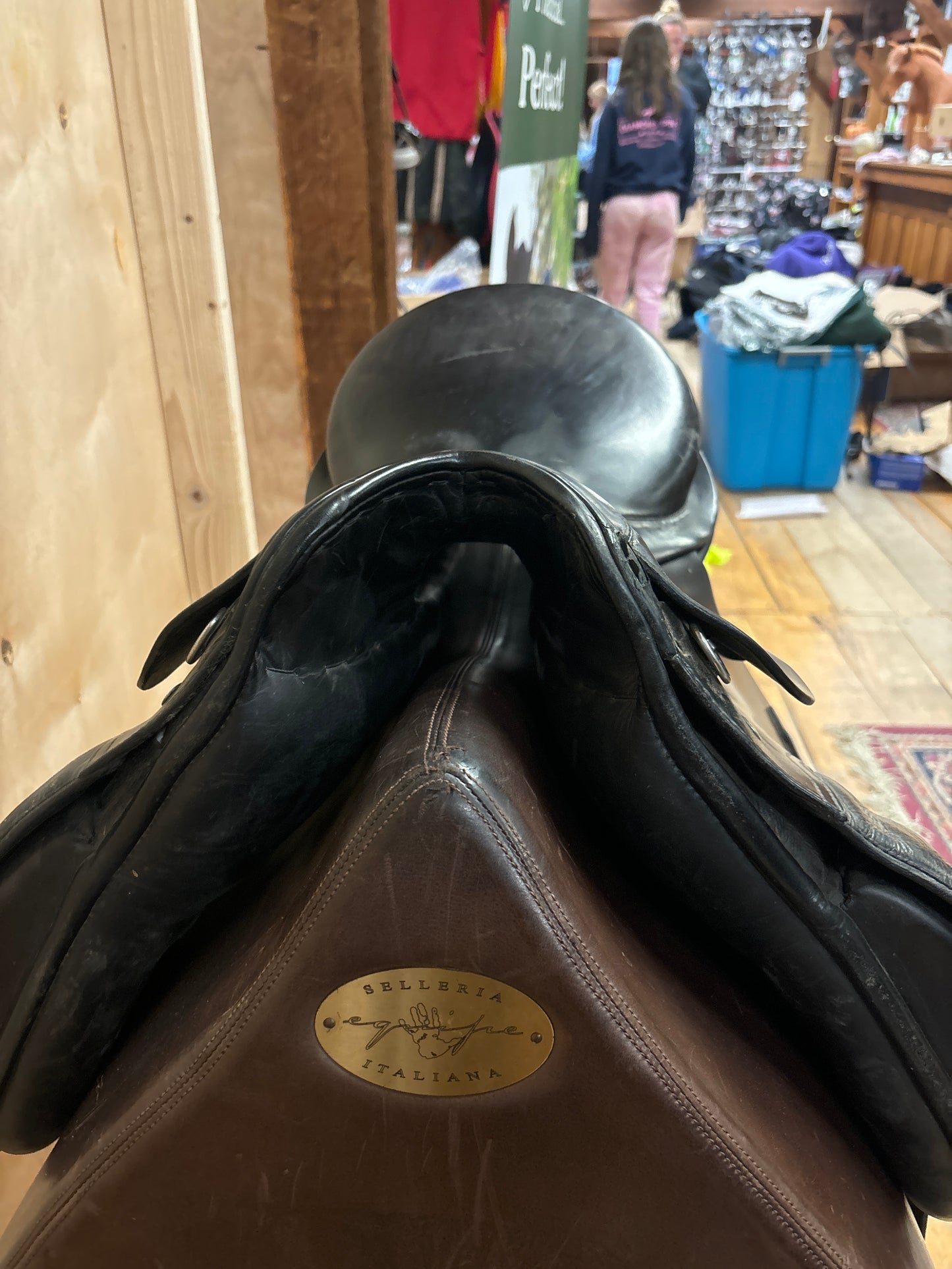 Passier Dressage Saddle-Black-Medium-17.5”