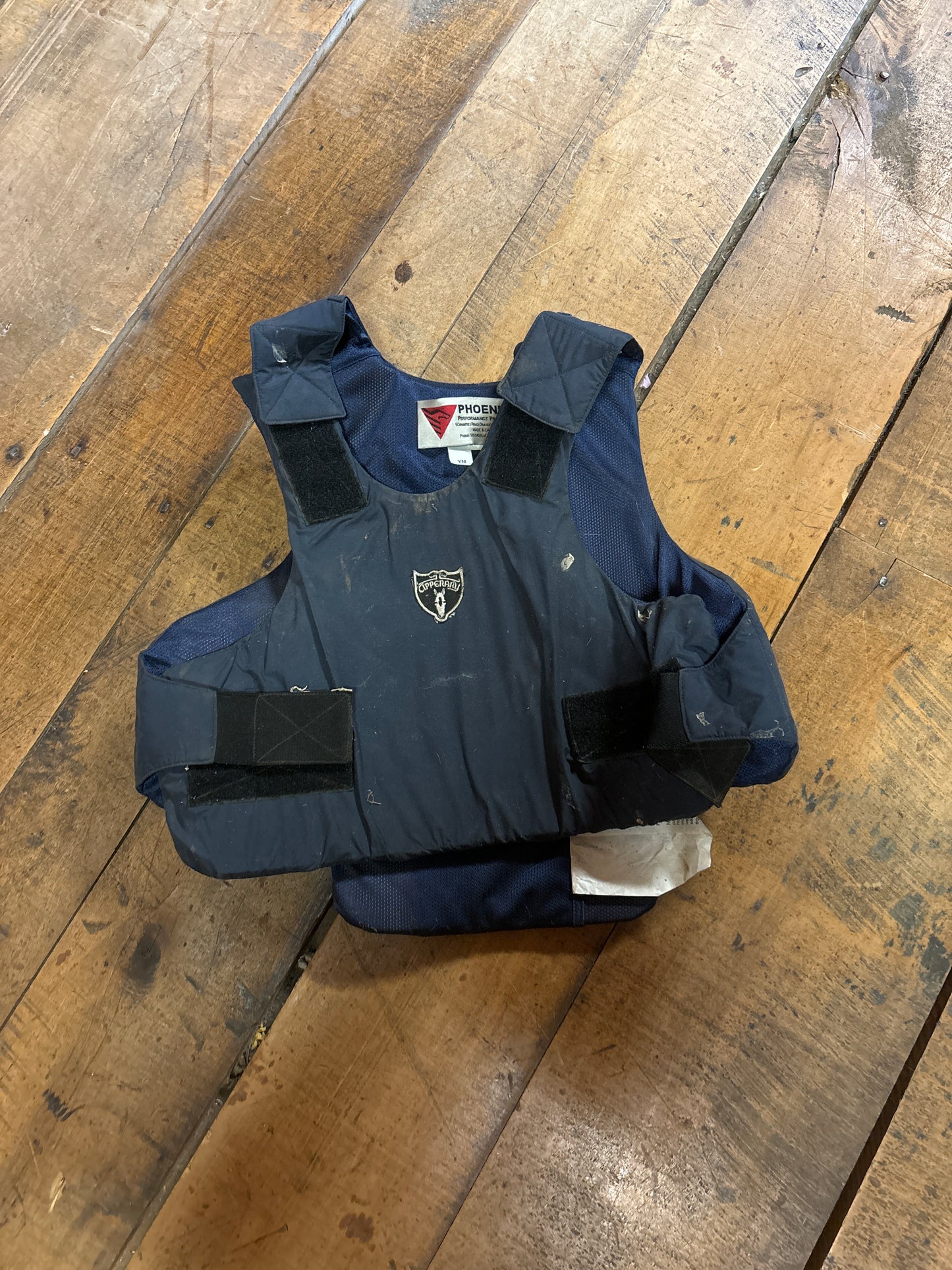 Tipperary Phoenix Youth Jumping Vest-Navy-Medium