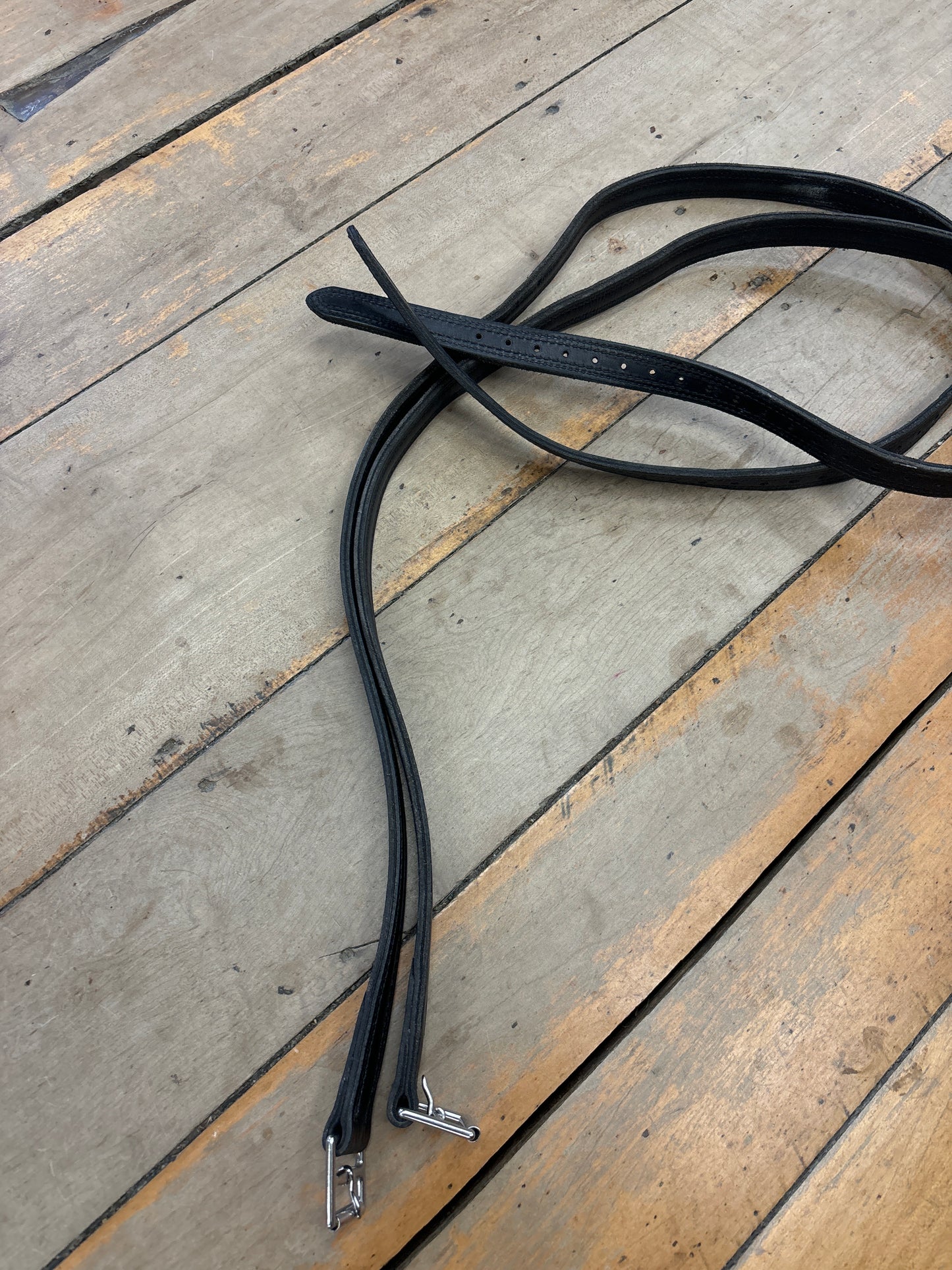 Black Oak Stirrup Leathers-Black-60”