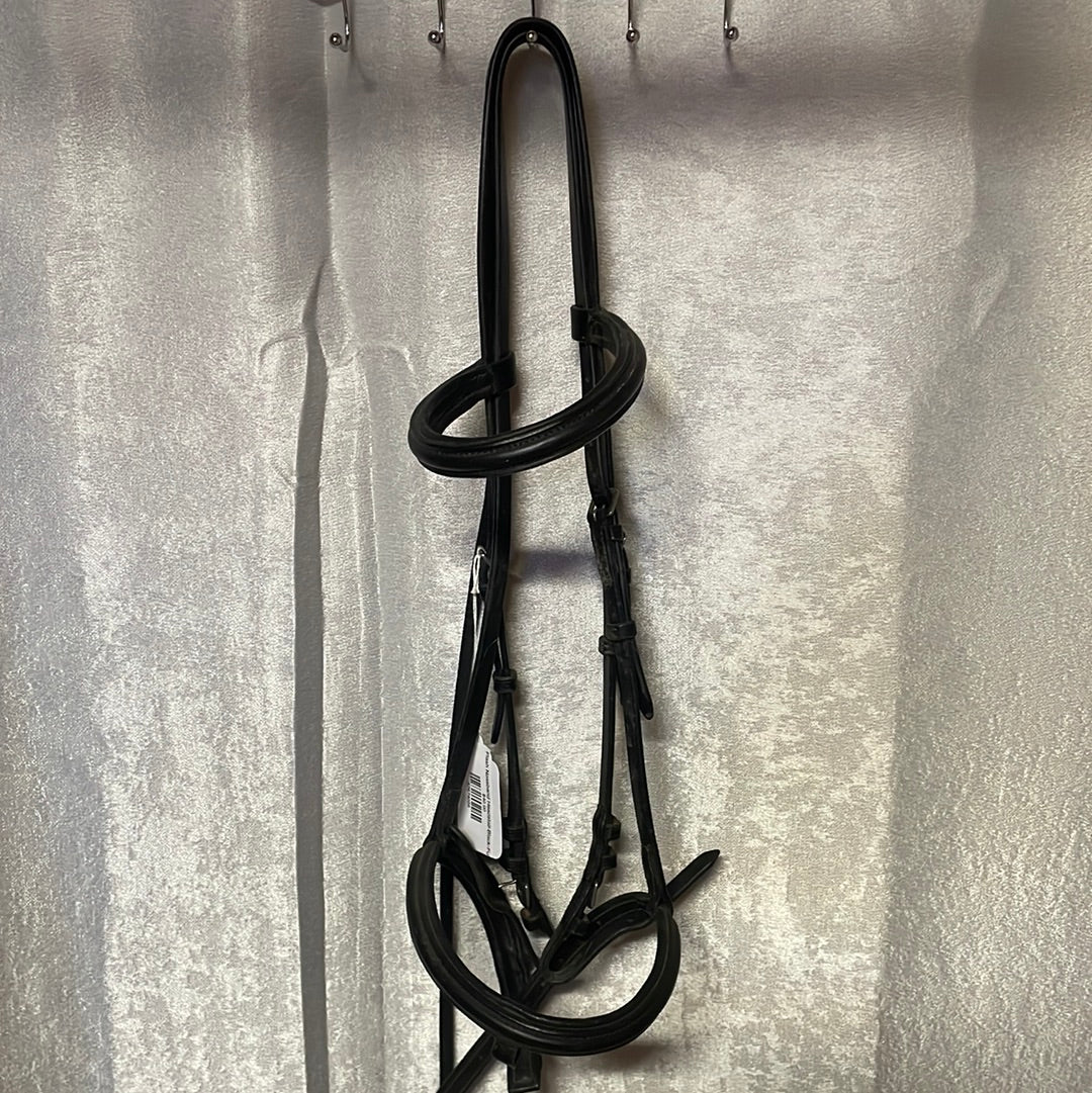 Flash Noseband Headstall-Black-Full