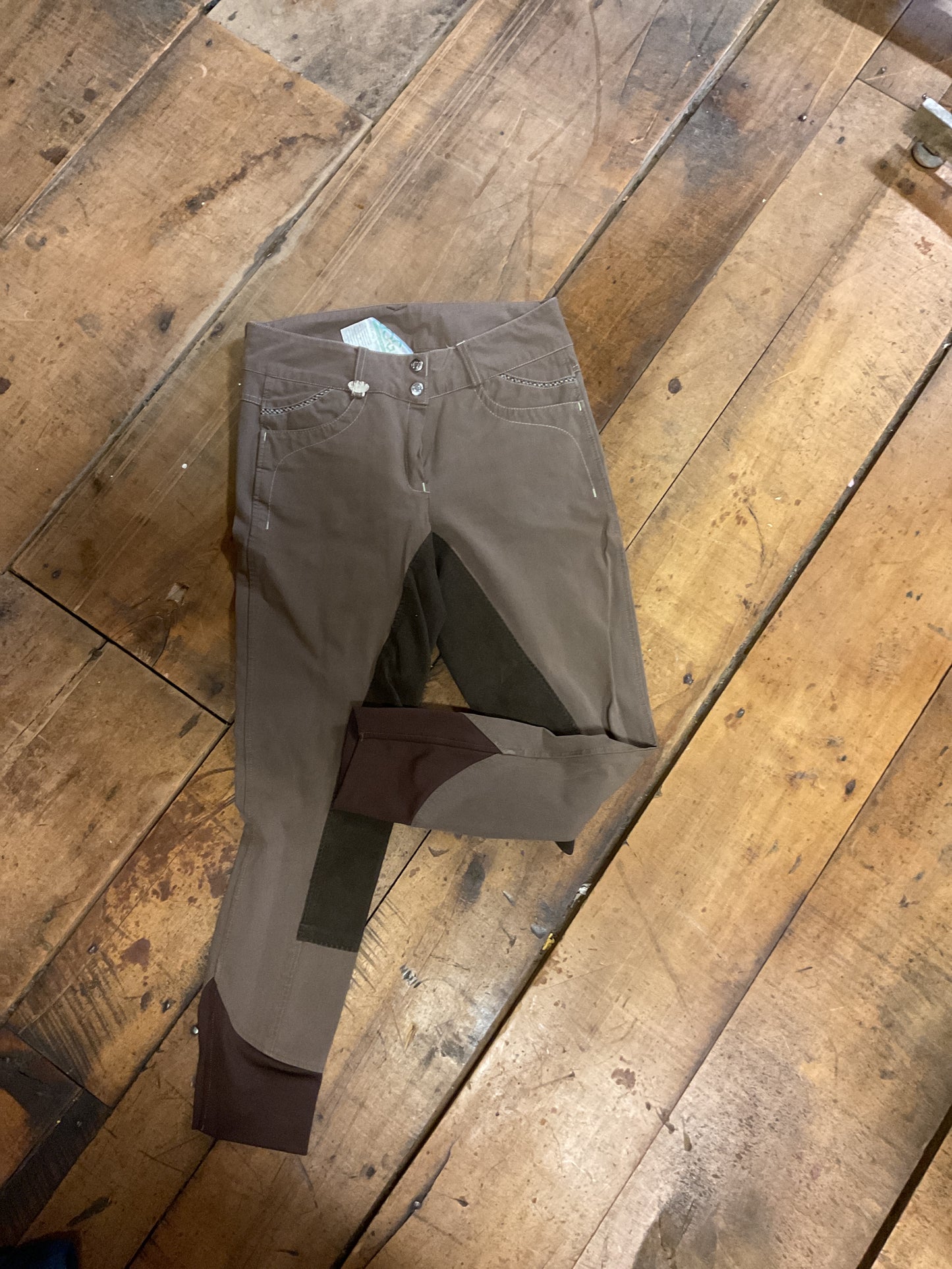 USG Suede Full Seat Breech-Tan/Brown-28