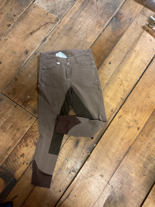 USG Suede Full Seat Breech-Tan/Brown-28