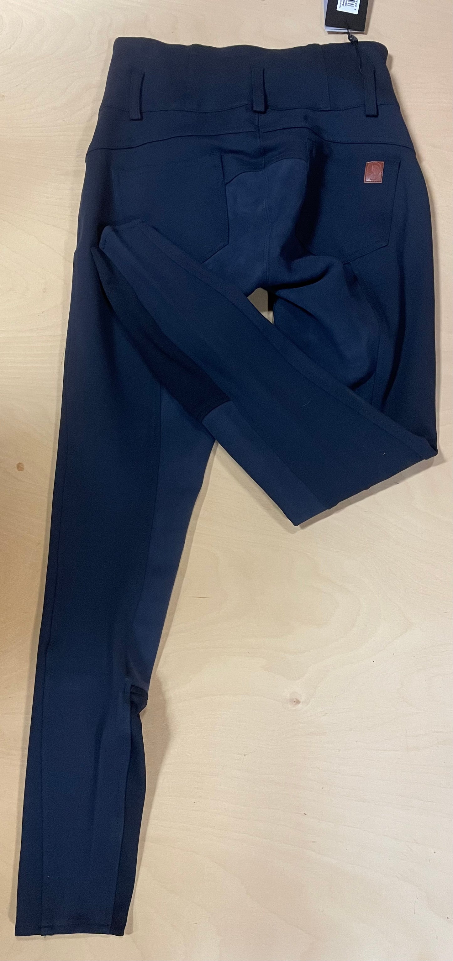 Pantalon d'équitation à fond intégral en cuir taille haute Tara Horze