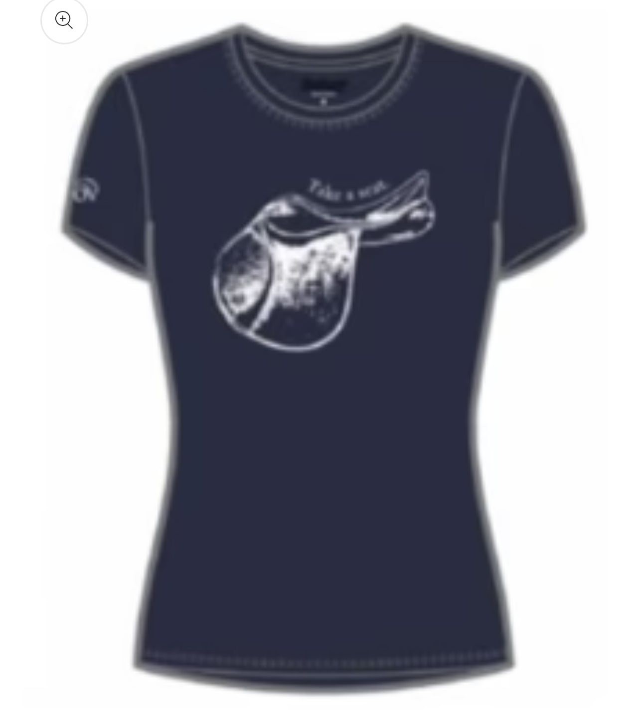 Take A Seat Graphic Tee-Black