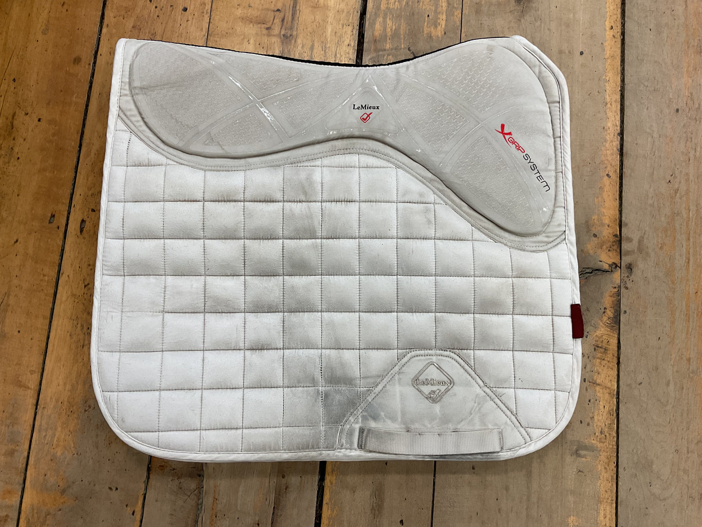 Lemieux X-Grip Dressage Pad- White