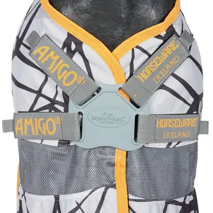 Horseware Amigo CamoFly USA-Grey/Orange-84"