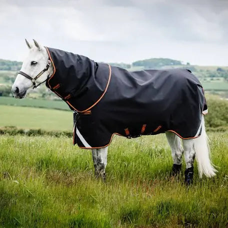 200g Rambo Supreme Blanket-Black/Red-87”