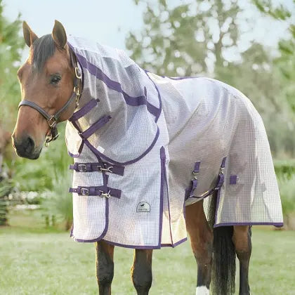 Smartpak Ultimate Fly Sheet w Neck-Burgandy-84”