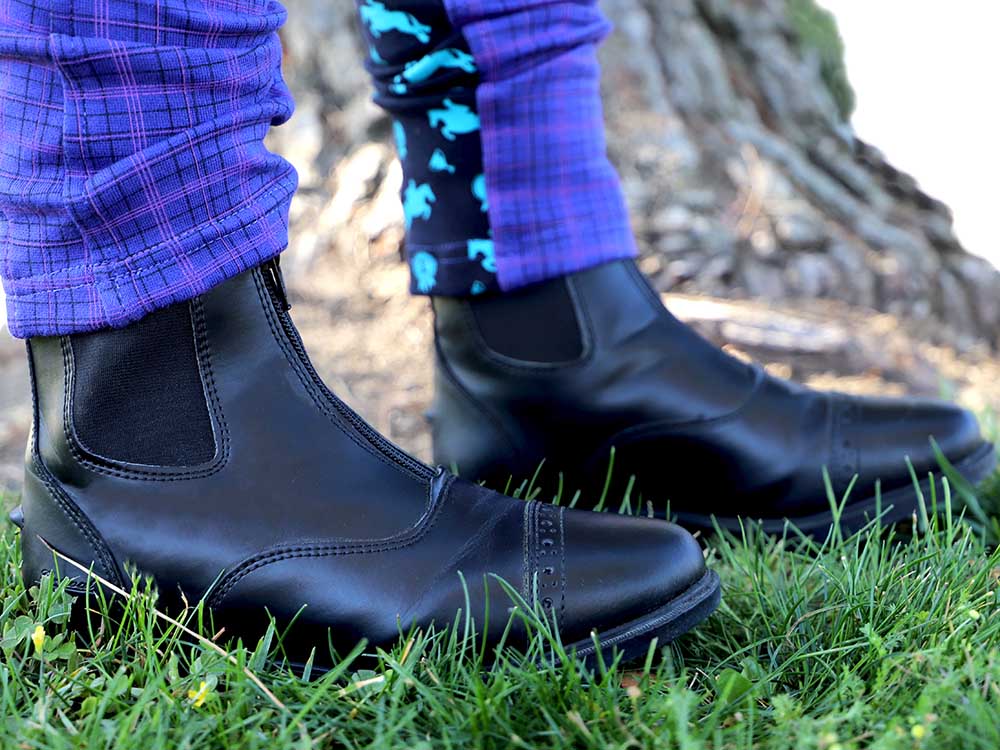 Grewal Equestrian Children’s Zip Up Paddock Boot