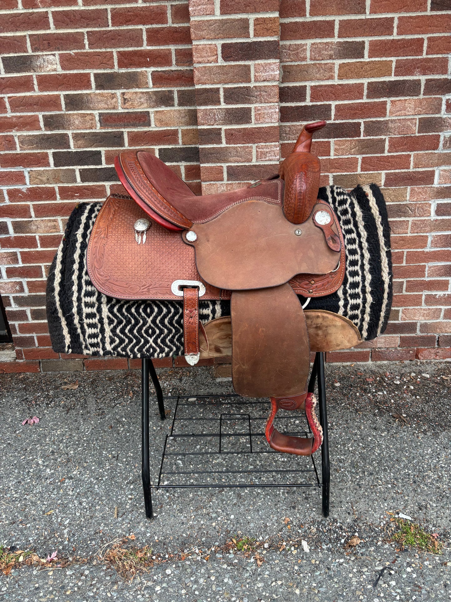 Billy Cook Western Saddle-15”-Semi QH Bars