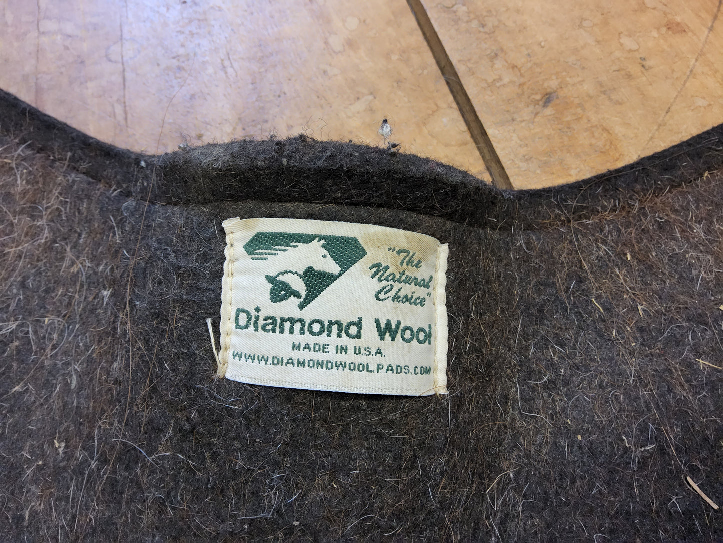 Diamond Wool Contoured Saddle pad